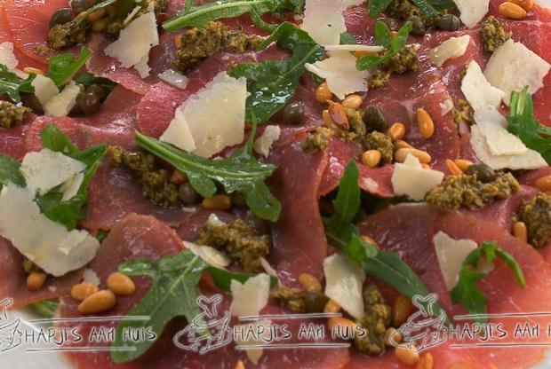 Carpaccio salade