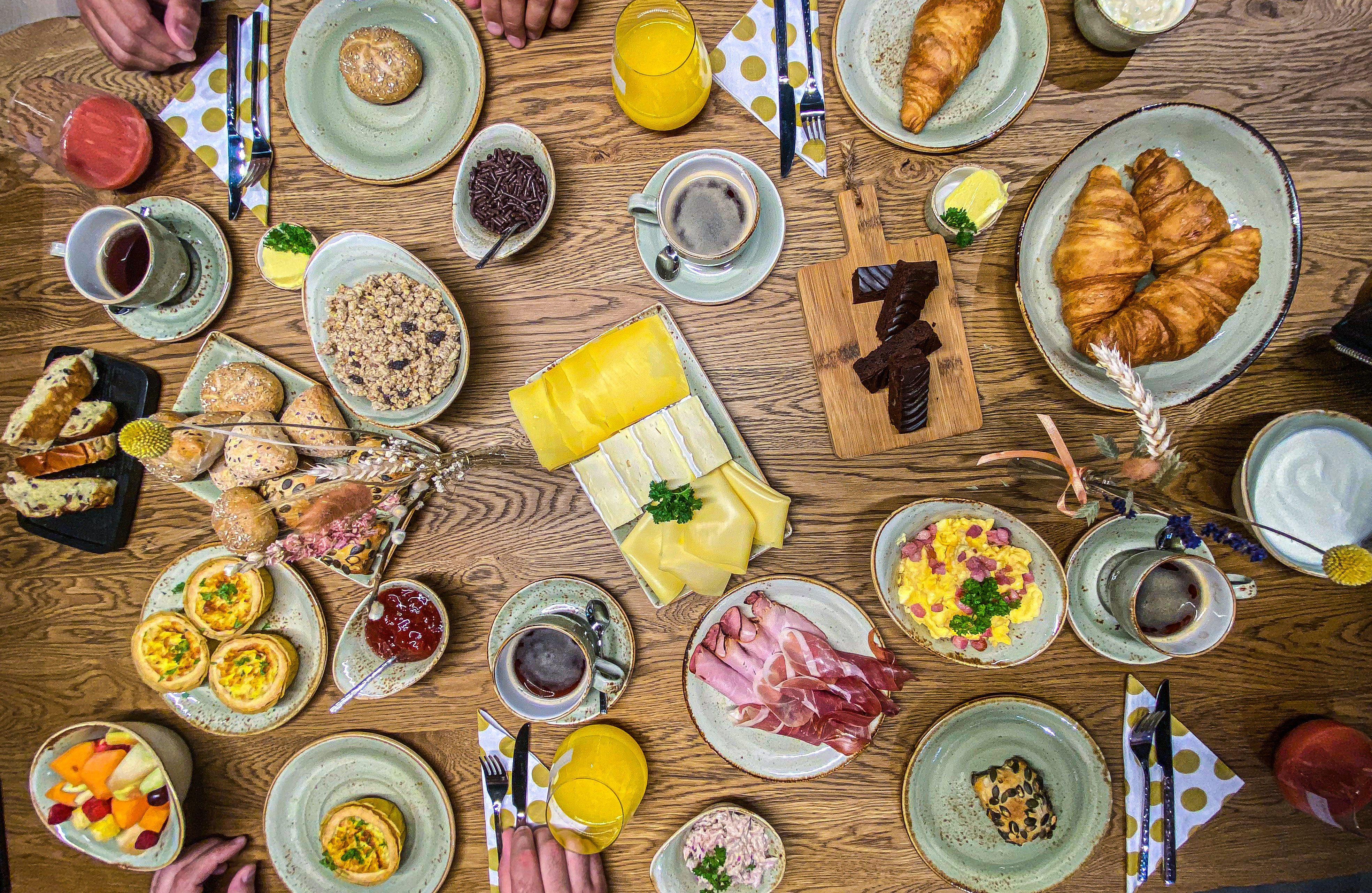 Kerstbrunch buffet