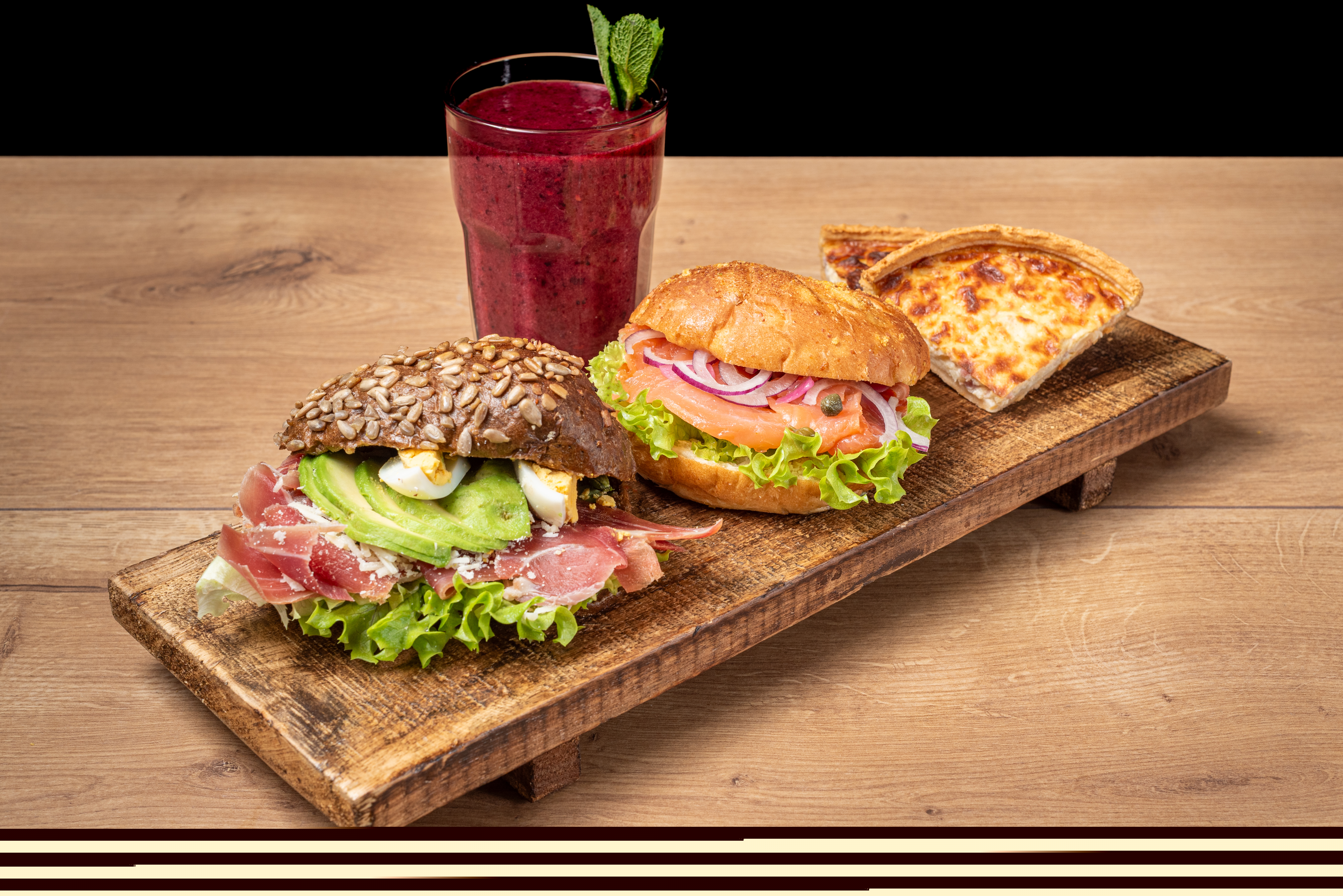 Luxe lunch met quiche & belegde broodjes